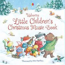 Little Children's Christmas music book with musical sounds